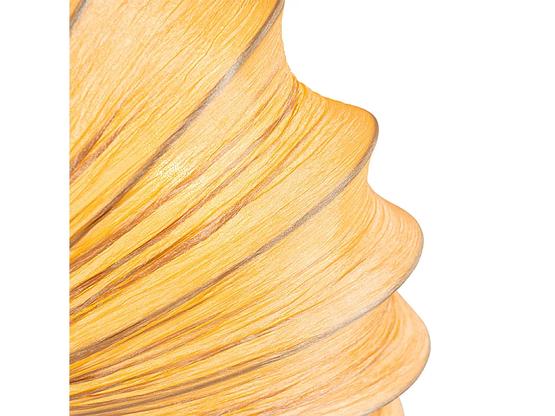 Plafonnier design beige 60 cm 5 lumières - Plu