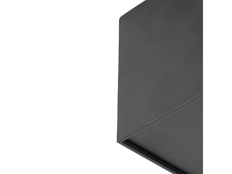 Spot design carré noir 3 lumières - Kaya