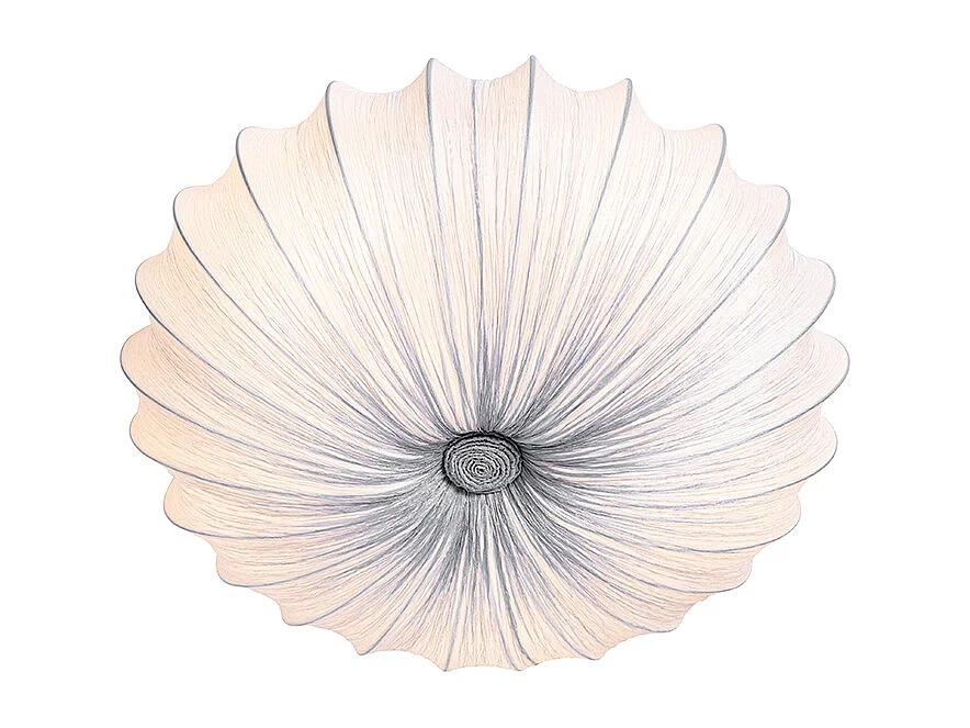 Plafonnier design gris 60 cm 5 lumières - Plu