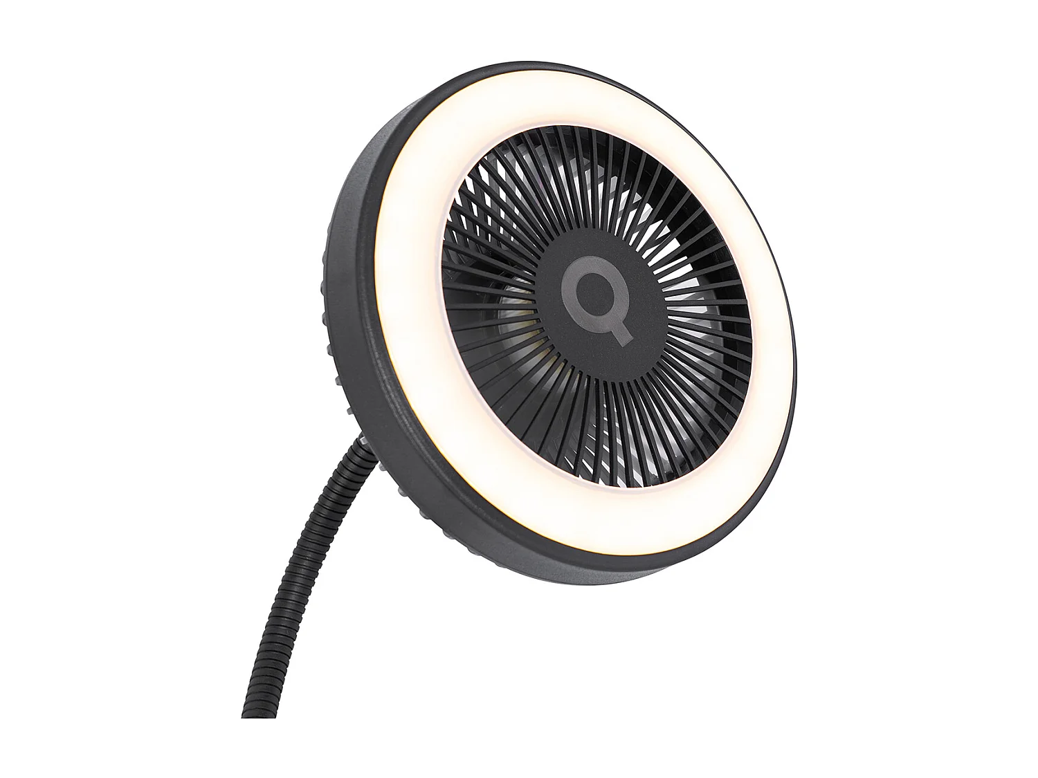 Ventilateur de bureau noir avec LED 2700K - Dores