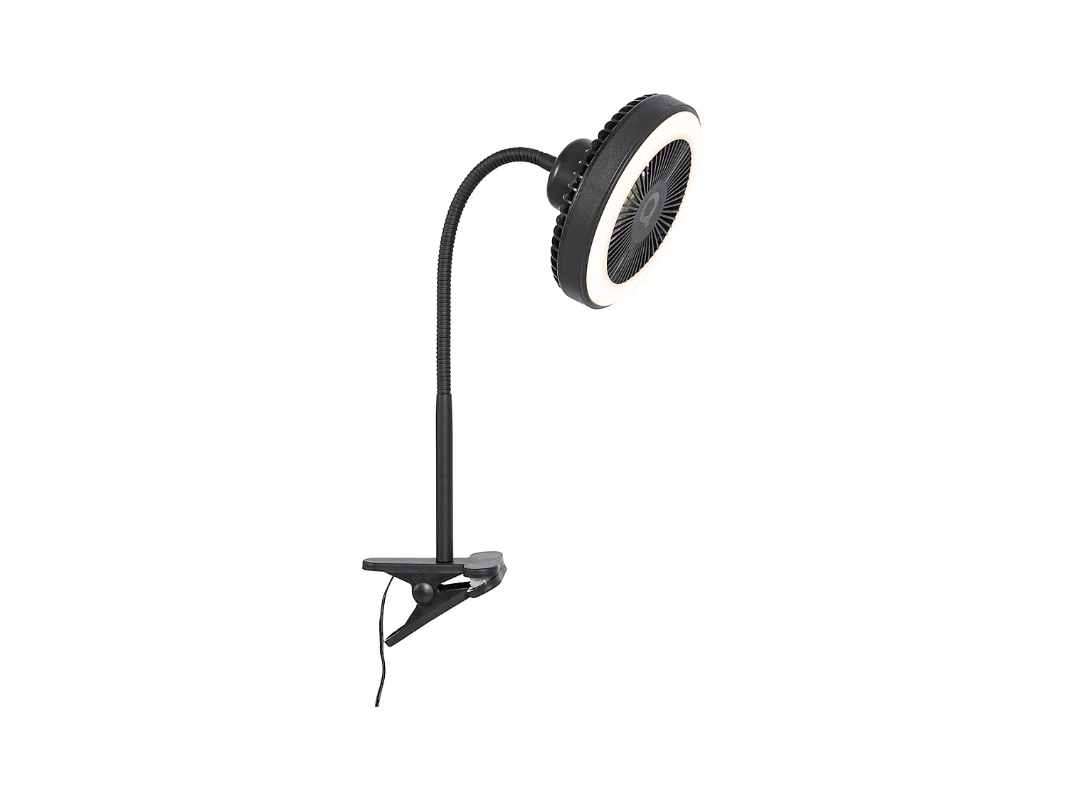 Ventilateur de bureau noir avec LED 2700K - Dores