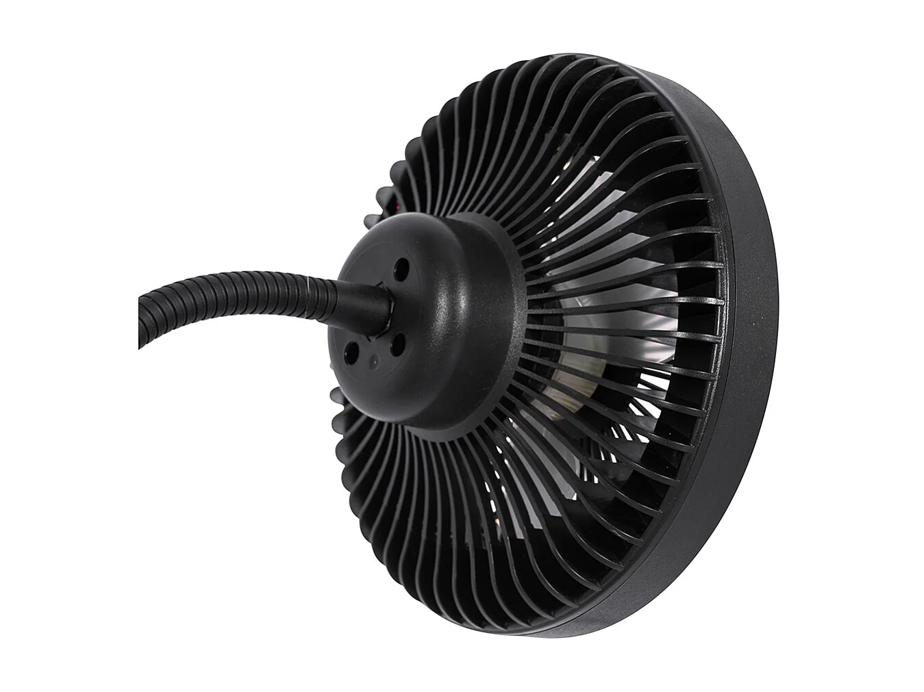 Ventilateur de bureau noir avec LED 2700K - Dores