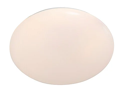 Plafonnier blanc 33 cm avec LED et variateur avec télécommande - Iene