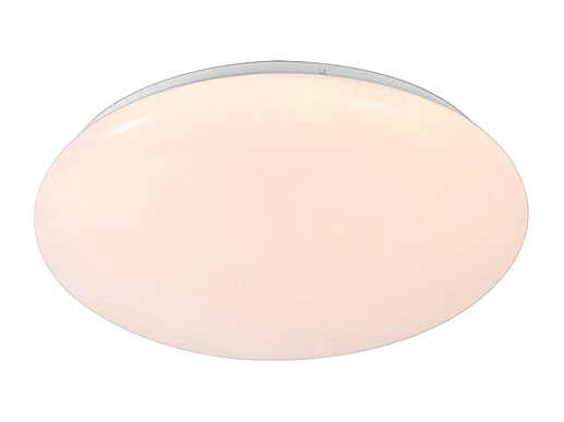 Plafonnier blanc 33 cm avec LED et variateur avec télécommande - Iene