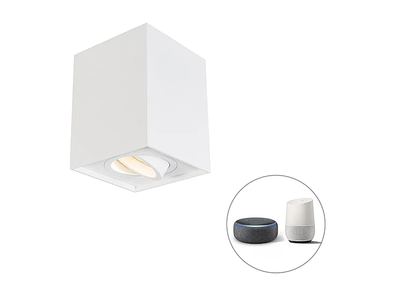 Smart spot blanc avec WiFi GU10 réglable - Quadro 1 Up
