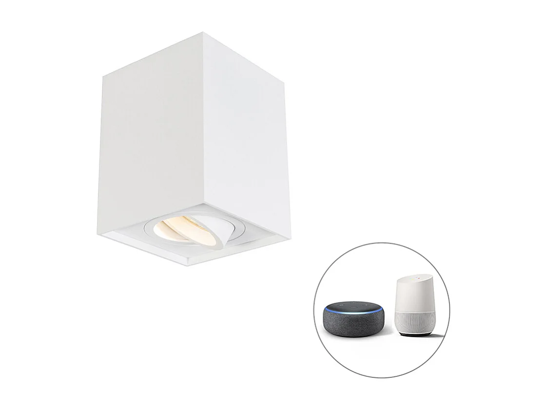 Smart spot blanc avec WiFi GU10 réglable - Quadro 1 Up