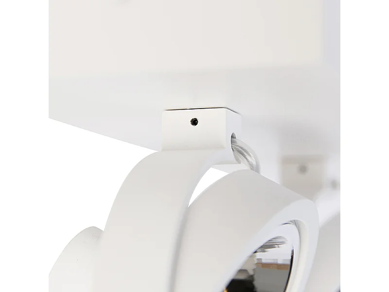 Spot design blanc orientable 2 lumières - Go