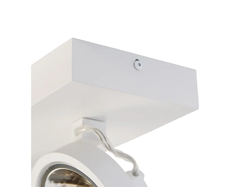 Spot design blanc orientable 2 lumières - Go