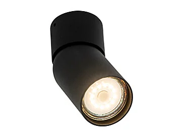 Spot en saillie moderne noir GU10 50mm - Falo