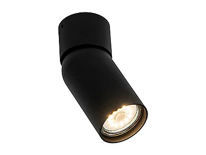 Spot en saillie moderne noir GU10 50mm - Falo