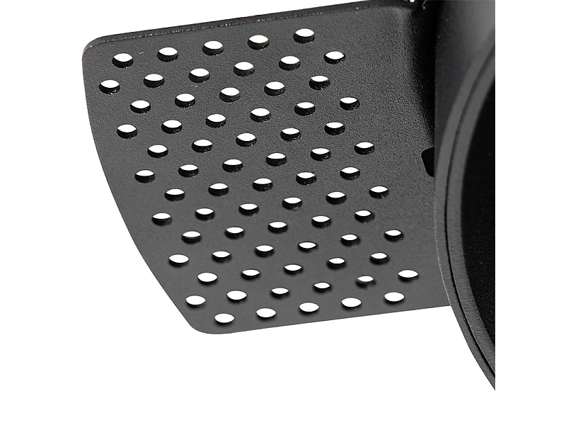 Spot encastré moderne noir GU10 AR111 rond sans bordure - Oneon