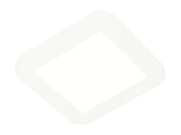 Plafonnier blanc 17 cm avec LED dimmable en 3 étapes IP44 - Steve