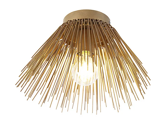 Plafonnier Art Déco doré - Broom