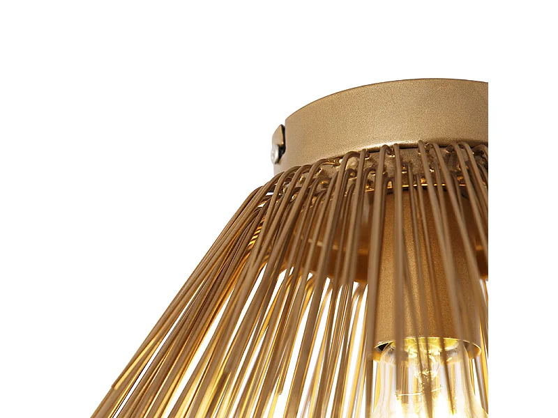 Plafonnier Art Déco doré - Broom