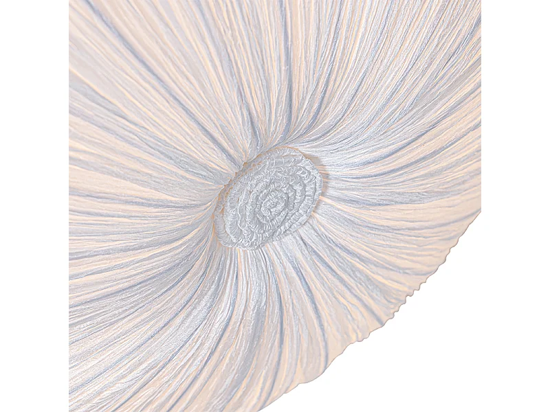 Plafonnier design blanc en soie 60 cm 5 lumières - Plu