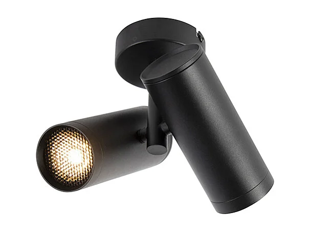 Spot design noir 2-light - Scopio Honey