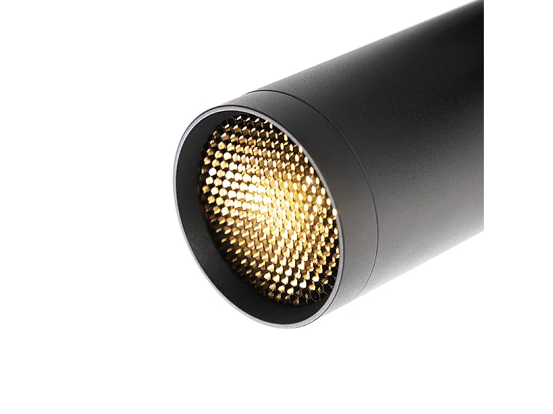 Spot design noir 2-light - Scopio Honey