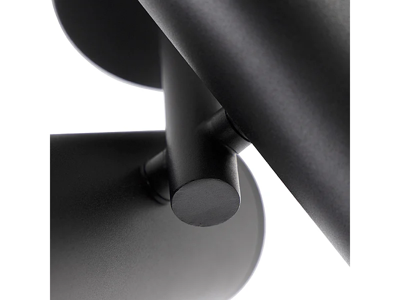Spot design noir 2-light - Scopio Honey