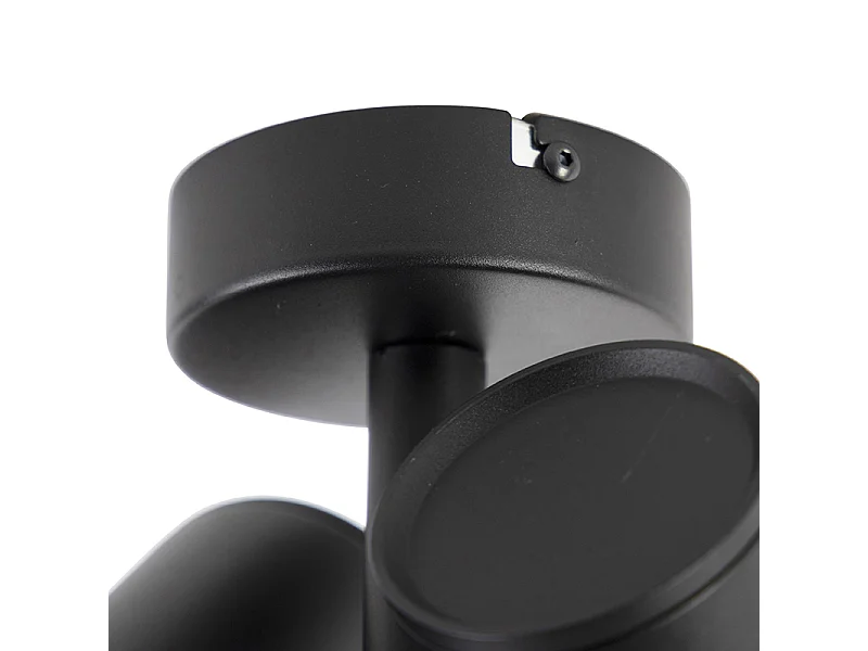 Spot design noir 2-light - Scopio Honey