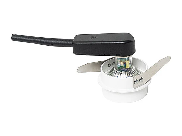 Spot encastré moderne blanc avec intérieur doré - Insta