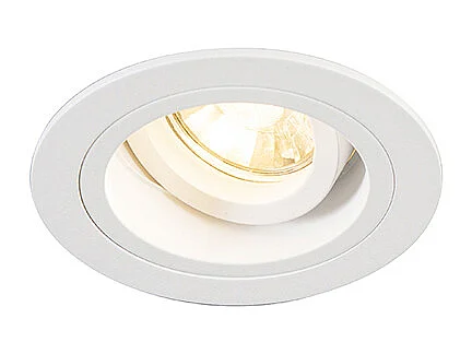 Spot encastrable intelligent blanc rond inclinable avec Wifi GU10 - Chuck