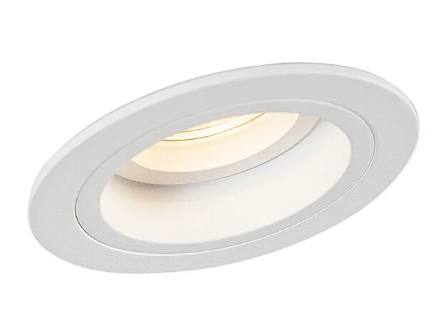 Spot encastrable intelligent blanc rond inclinable avec Wifi GU10 - Chuck