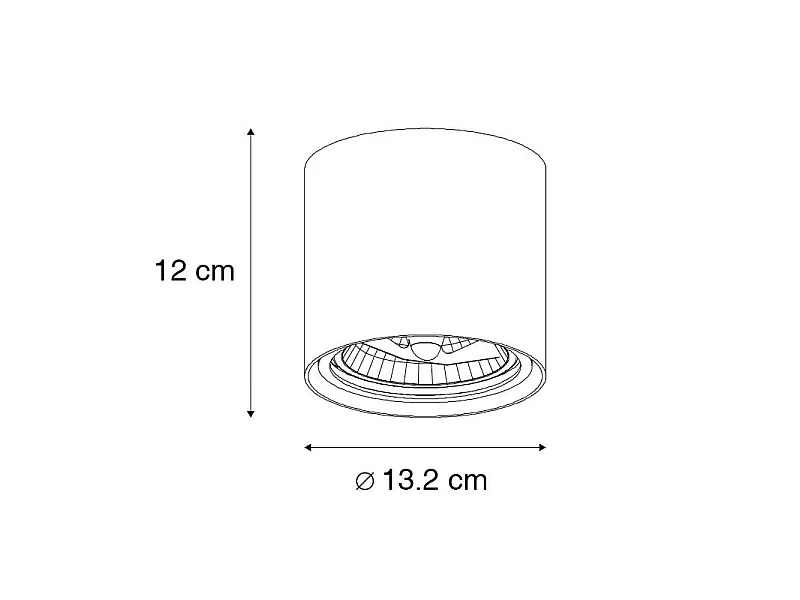 Spot design avec AR111 - Impact
