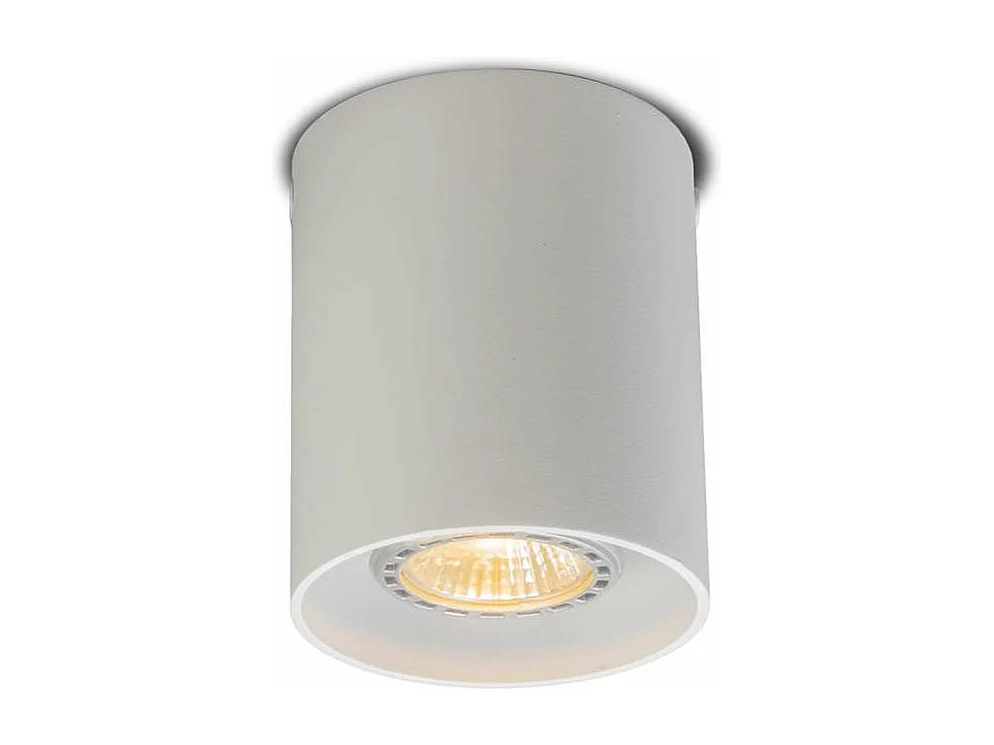 Spot En Saillie Moderne Blanc GU10 50mm - Tubo