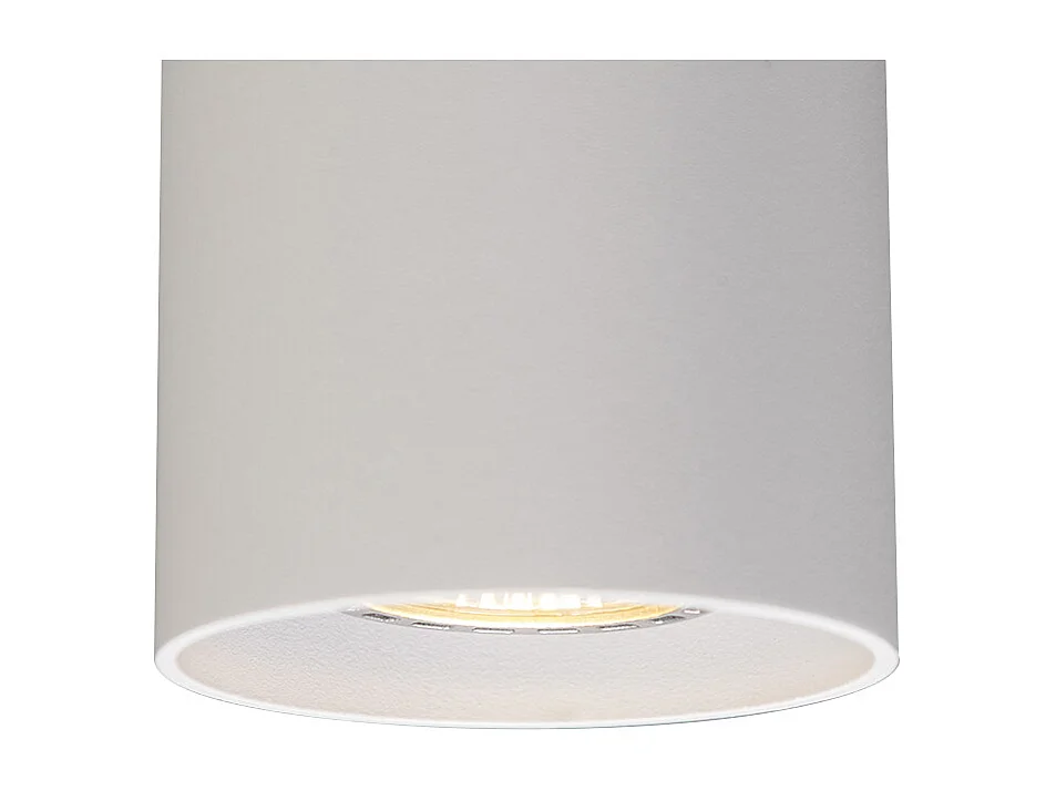 Spot En Saillie Moderne Blanc GU10 50mm - Tubo