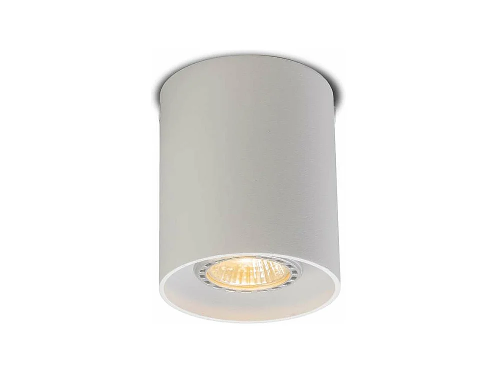 Spot En Saillie Moderne Blanc GU10 50mm - Tubo