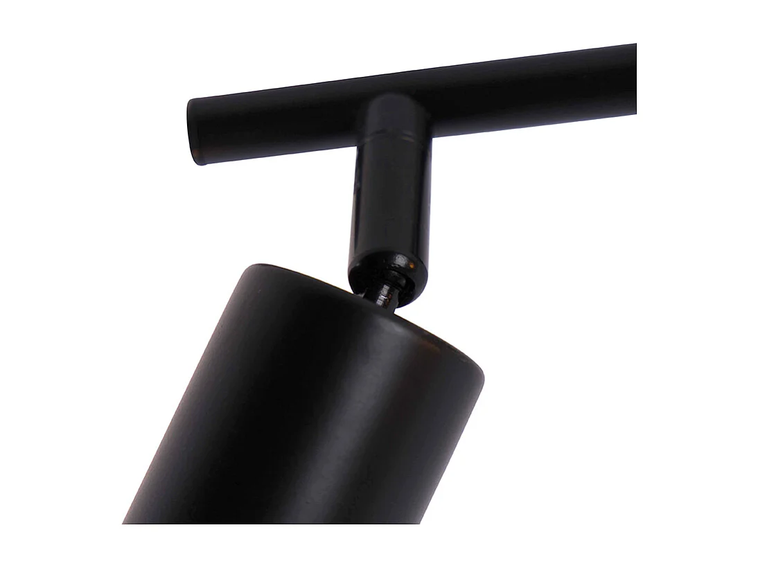 Spot moderne noir à 2 lumières réglable - Facil