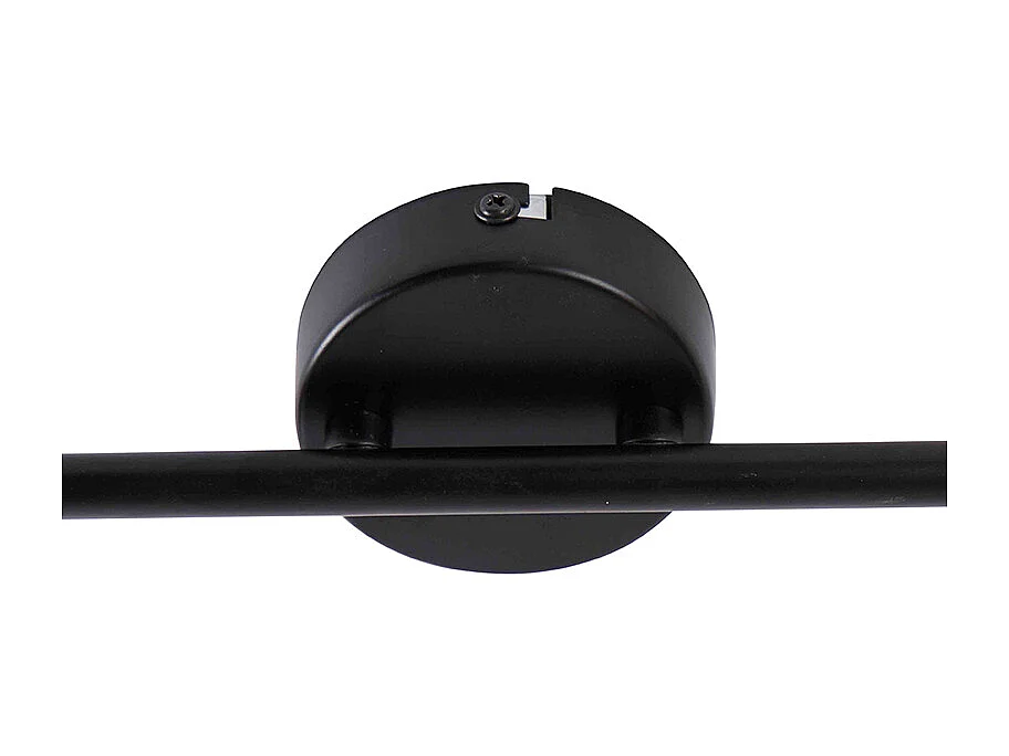 Spot moderne noir 2 lumières orientable - Facil