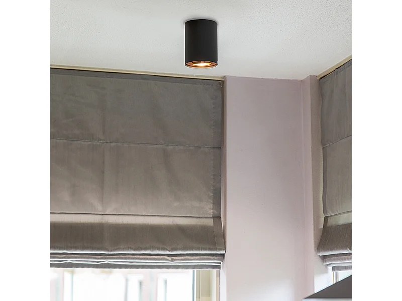 Spot encastré gris et cuivre orientable et inclinable - Rondoo Up