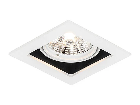 Spot encastré carré blanc orientable - Artemis 70