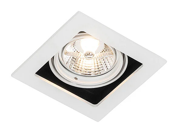 Spot encastré carré blanc orientable - Artemis 70