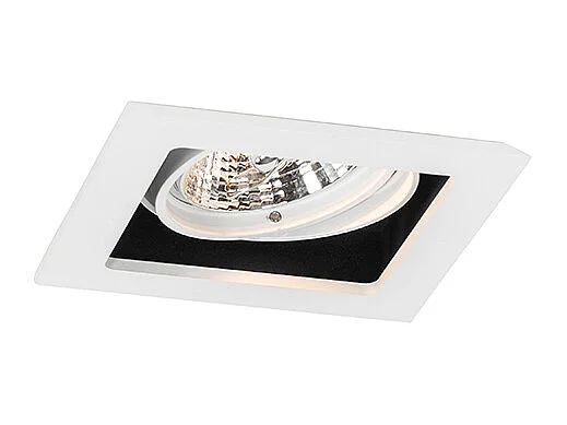 Spot encastré carré blanc orientable - Artemis 70