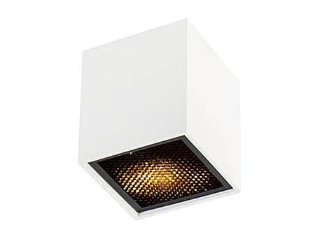 Spot en saillie design blanc GU10 50mm - Qubo Honey