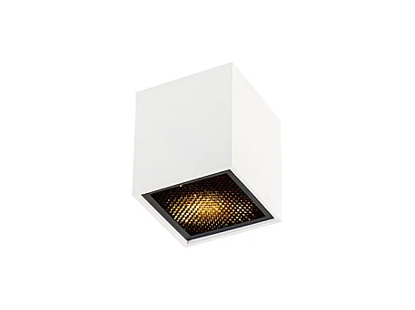 Spot en saillie design blanc GU10 50mm - Qubo Honey