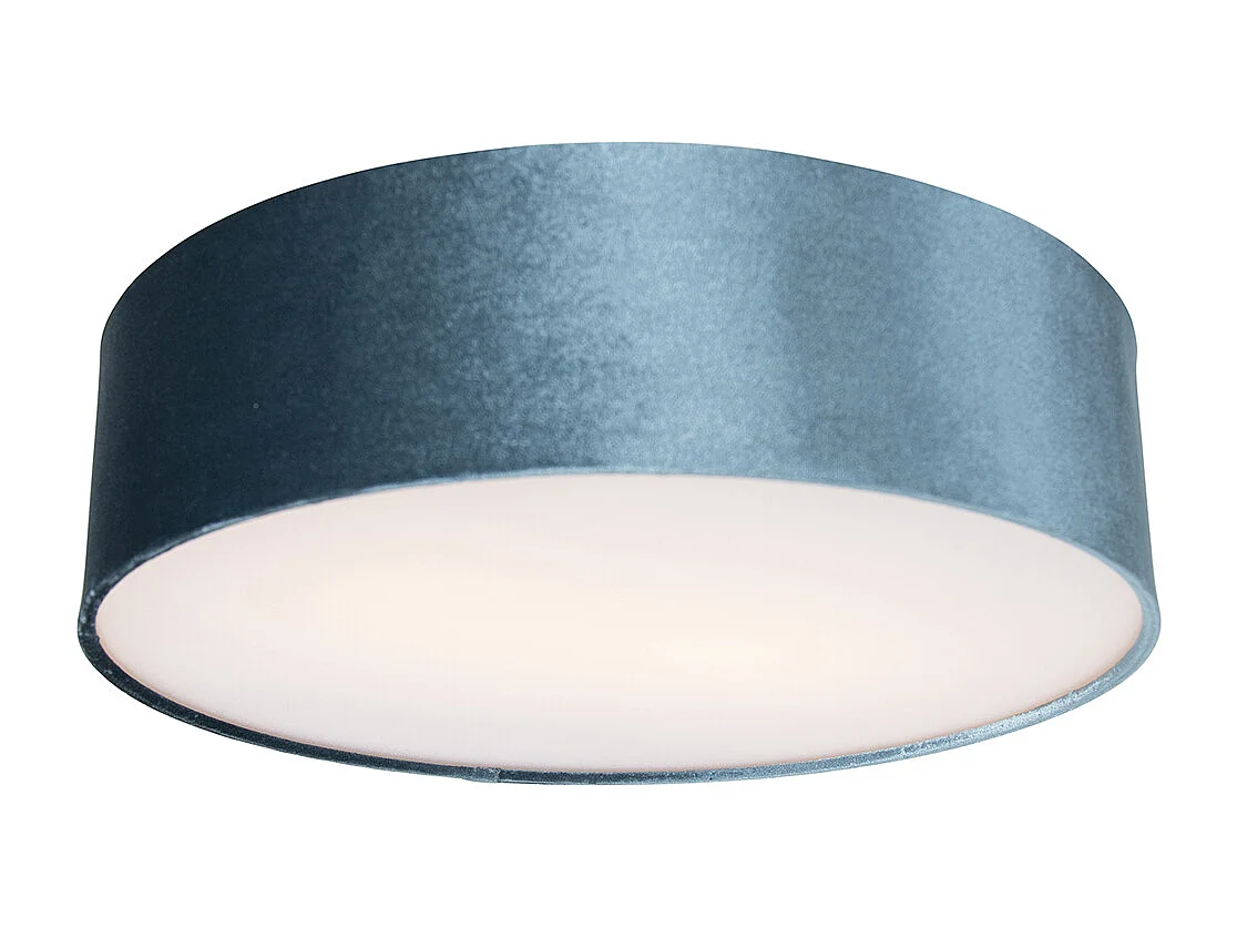 Plafonnier moderne bleu 40 cm - Drum