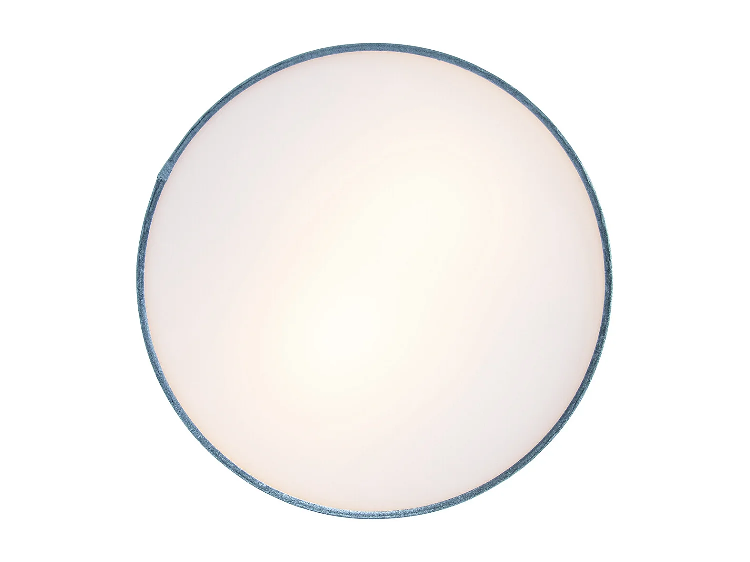 Plafonnier moderne bleu 40 cm avec intérieur doré - Drum