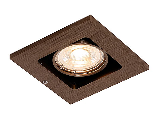Spot encastré moderne bronze foncé orientable - Qure