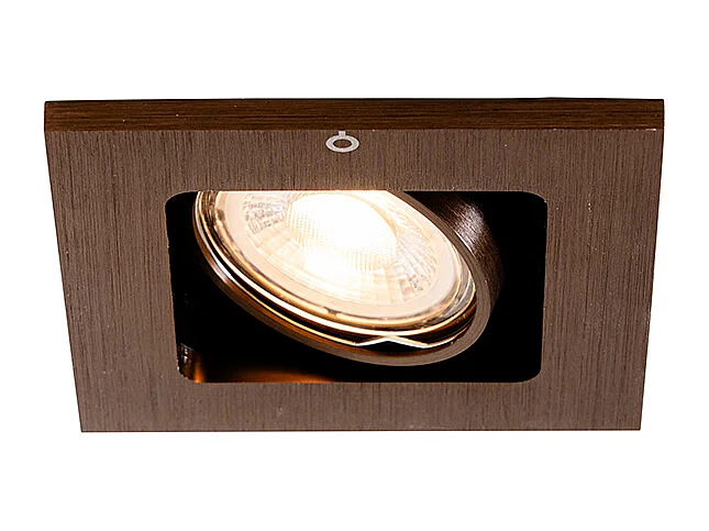 Spot encastré moderne bronze foncé orientable - Qure