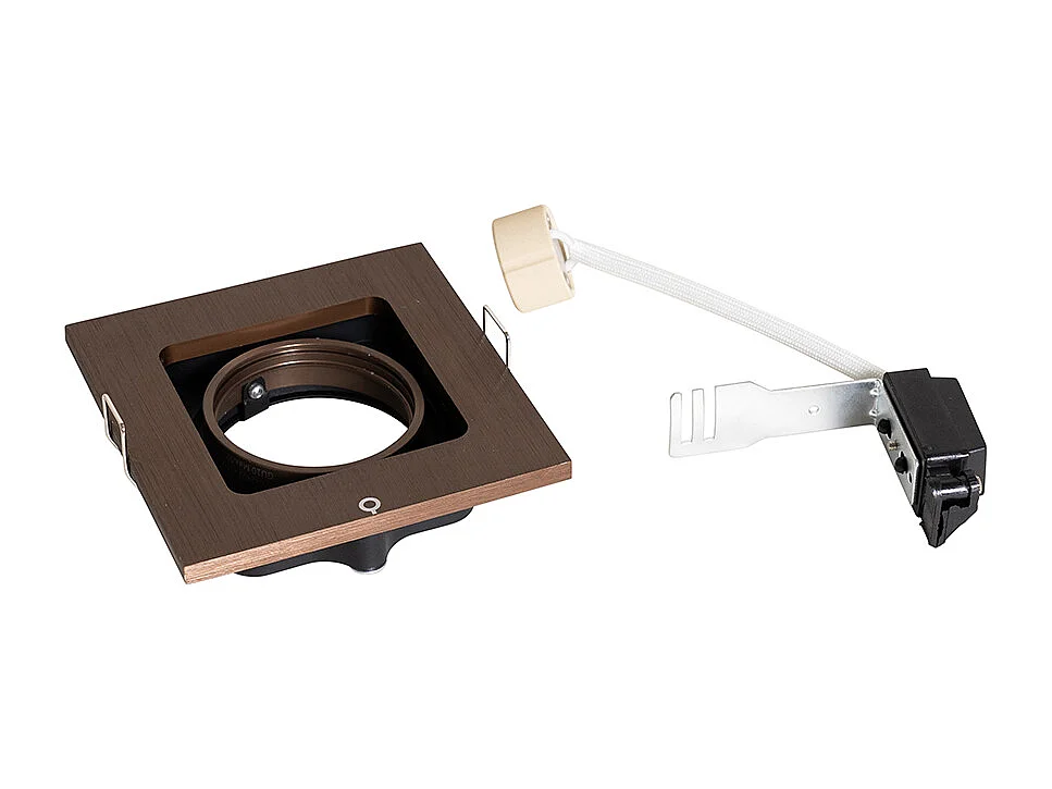 Spot encastré moderne bronze foncé orientable - Qure