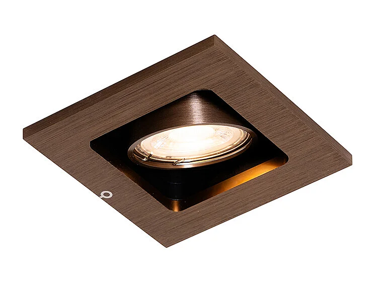 Spot encastré moderne bronze foncé orientable - Qure