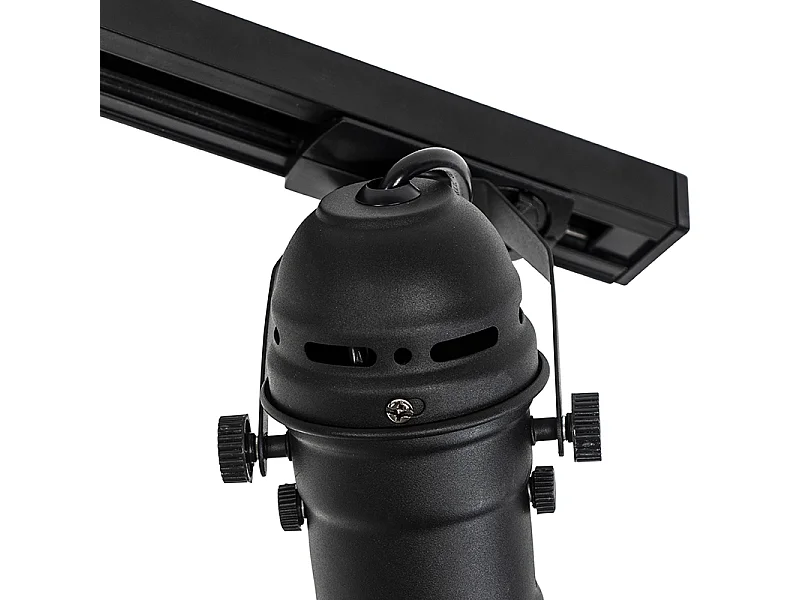 Système sur rail intelligent noir 3 lumières avec Wi-Fi GU10 - Movie