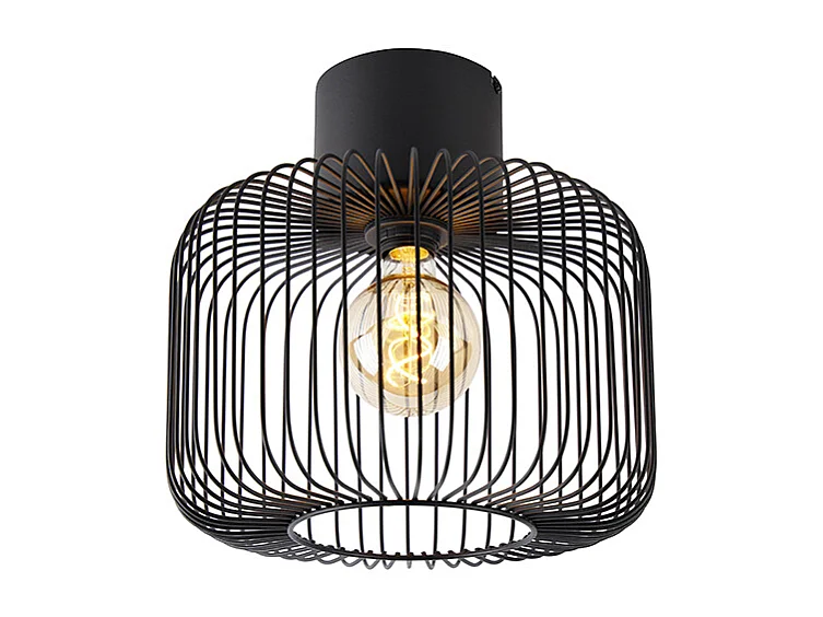 Plafonnier design noir - Baya