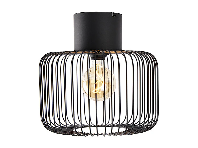 Plafonnier design noir - Baya