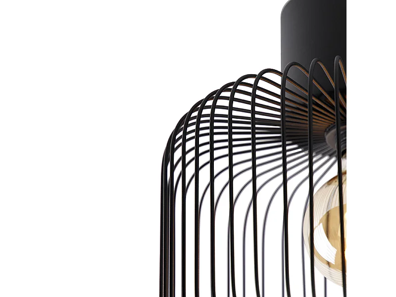 Plafonnier design noir - Baya