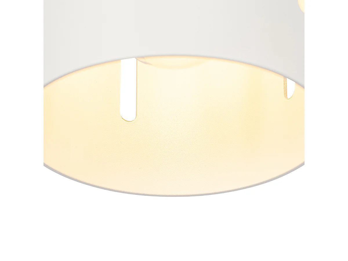 Plafonnier design blanc - Yana