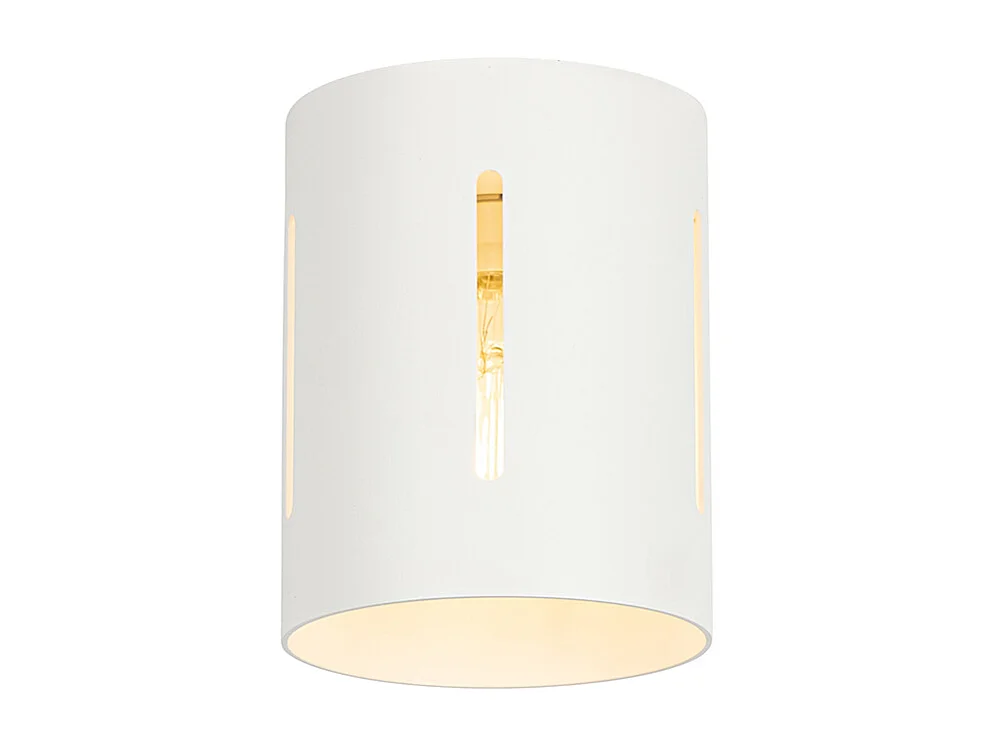 Plafonnier design blanc - Yana